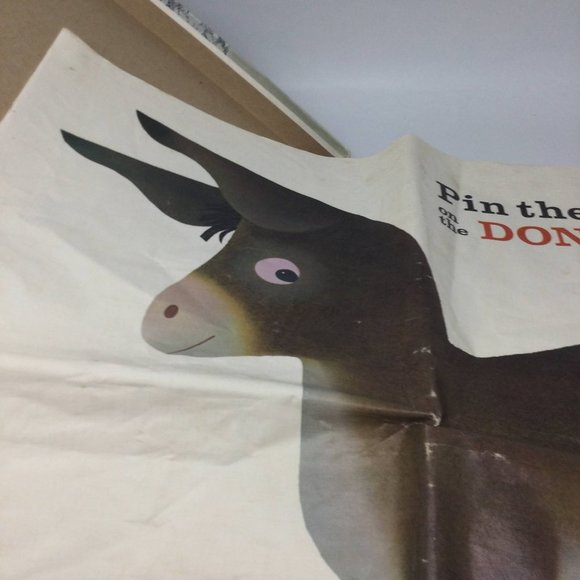 Pin the Tail on the Donkey Game Vintage - Picture 11 of 12